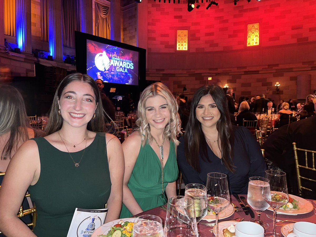 .<a href="/UFJSchool/">UF College of Journalism and Communications</a> gators are representing at  <a href="/RTDNA/">RTDNA</a>’s Edward R. Murrow Awards Gala in New York. The gators won TWO National Student Murrow Awards this year, more than any other college or university. This is our 2nd and 3rd National Student Murrow Awards in program history. 🔷🔶🐊🔶🔷