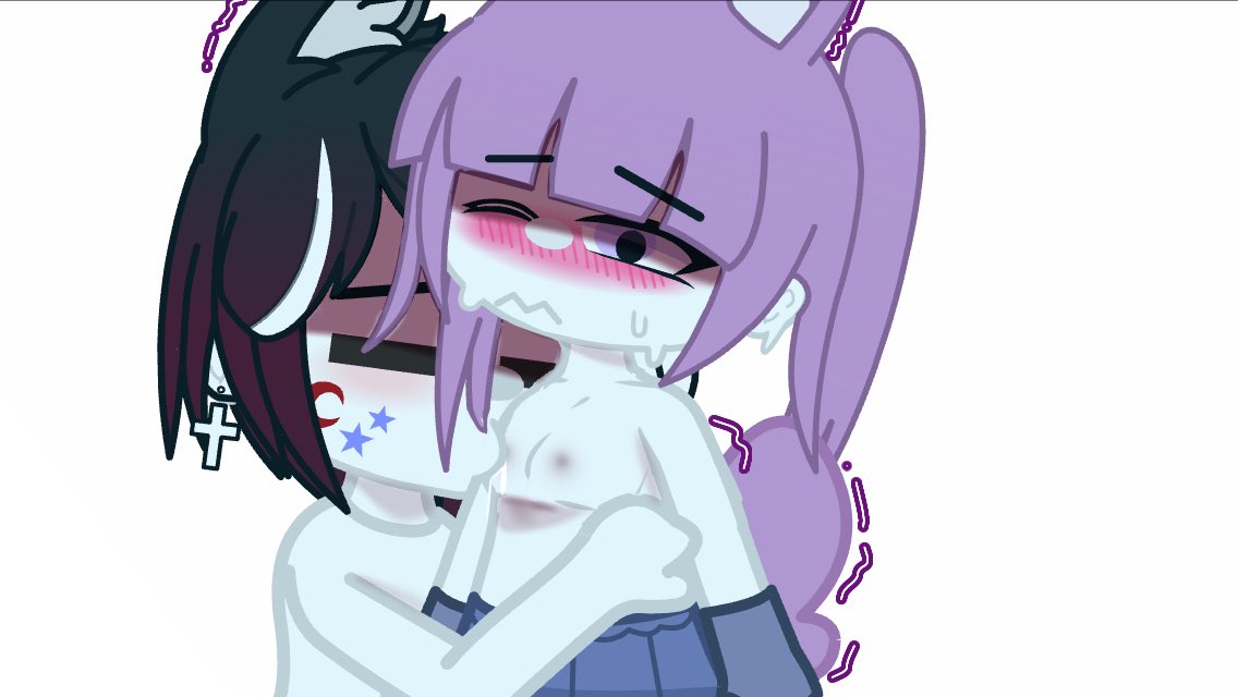 AajwRaven's tweet photo. @Krt32gc here’s your request I’m sorry if you don’t like the first one #gachaheat #gachansfwcommunity #gacha #gacharule34 #gachaclubheat #requst https://t.co/y5xleBZaB6