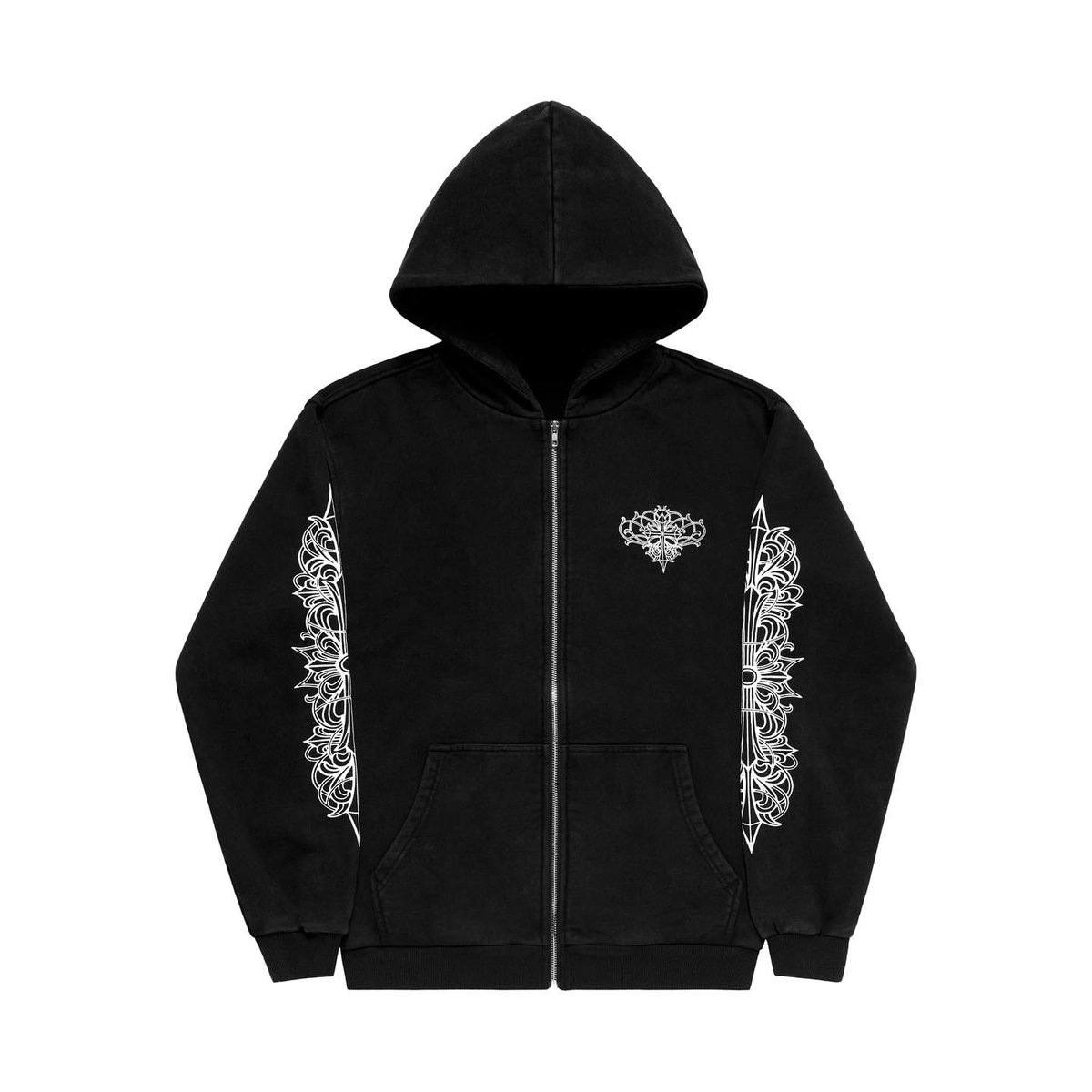 shopcurse's tweet photo. “blossom” zip-up
OCTOBER 21ST @ [4PM PST / 7PM EST]
⁃Full Screen-Print Details On Chest, Back &amp; Sleeves
⁃Aged Black &amp; Aged Red
⁃14oz Heavyweight Garment
⁃Fully Cut &amp; Sewn
⁃True To Size, Size Up For Oversized Fit https://t.co/kykuCvTWbH