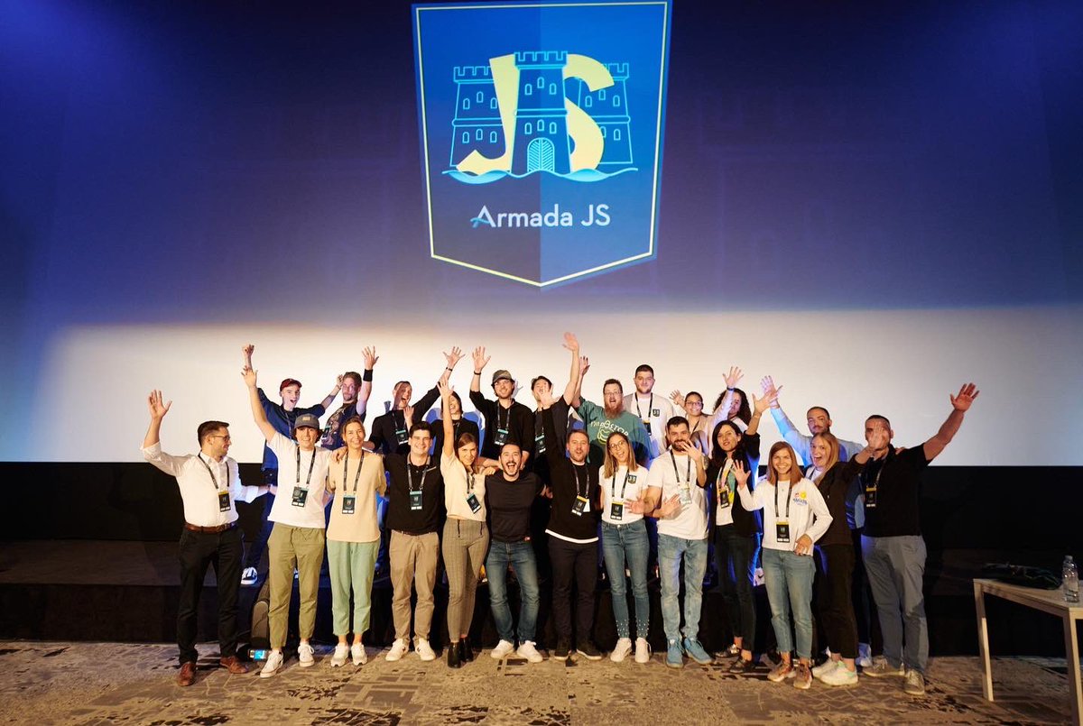 okklim's tweet photo. Thanks to @armada_js for an incredible conference, it was awesome!
I’m so glad to meet amazing speakers @malchata @meeroslav @michlbrmly @szynszyliszys @gethackteam @paul_asjes @manucorporat @filrakowski @maya_ndljk @arisa_dev @bolonio @lcasdev hope to see you all somewhere soon! https://t.co/j0wiqrgq4l