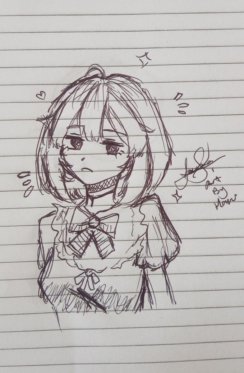 lovrhxru's tweet photo. Did a quick drawing while my classmates r reporting❤️ https://t.co/gleNYZrLGD