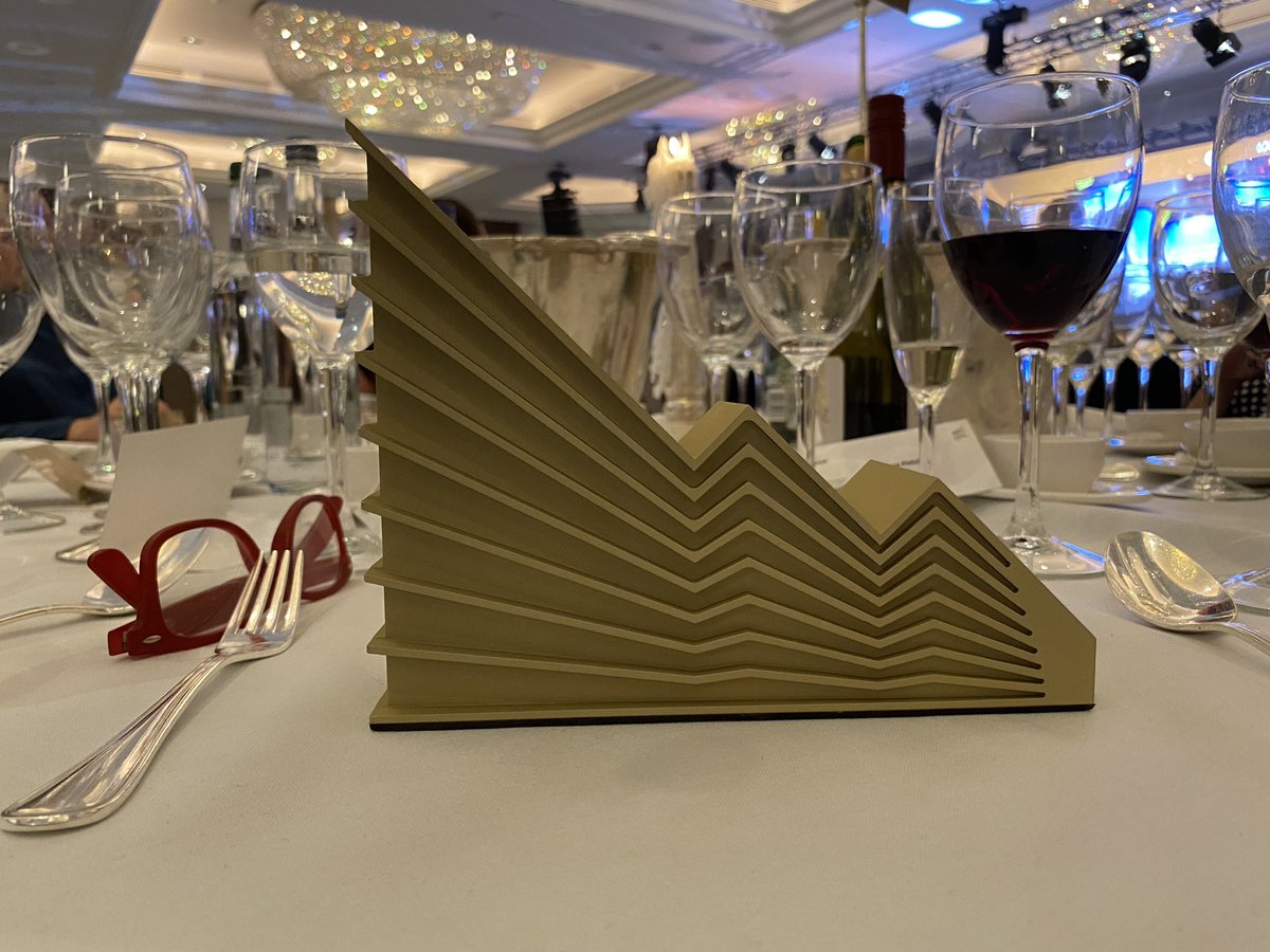 Thanks to the team <a href="/BoursinUK/">Boursin UK</a> &amp; <a href="/SparkFoundryUK/">@SparkFoundryUK</a> for delivering this  very heavy silver award. Incredible achievement - the only media agency as headline nominee. Amazing.