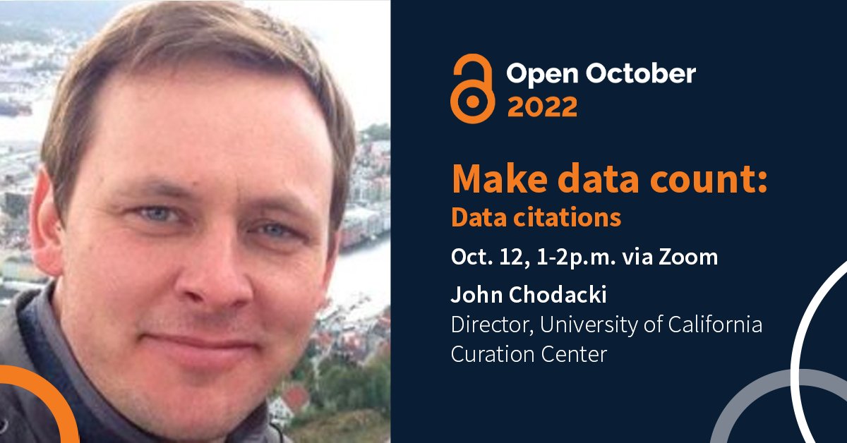 BeckerLibrary's tweet photo. It's #OpenOctober with @WUSTLlibraries! Join us for information sessions and engaging talks about #opendata #openscience #openaccess https://t.co/e9SU27SBOM