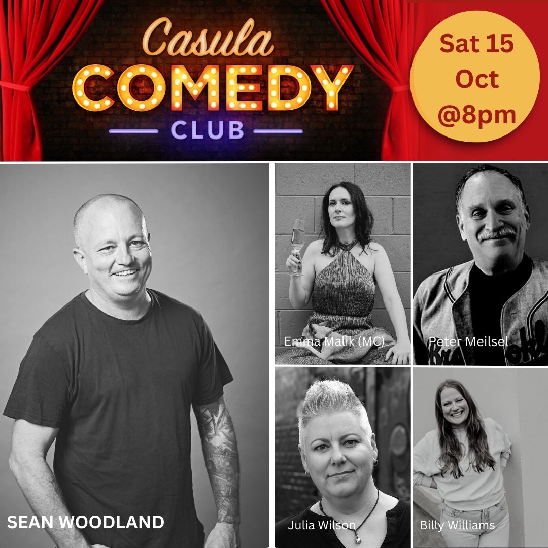 Don't miss the next Casula Comedy Club on October 15 at 8pm. - mailchi.mp/casulapowerhou…