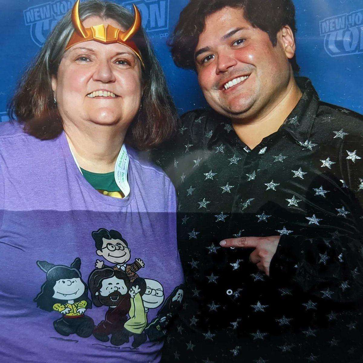 disneyrnsw's tweet photo. Two great photos to help remember the day. #NYCC2022 https://t.co/XtwALQ9uct