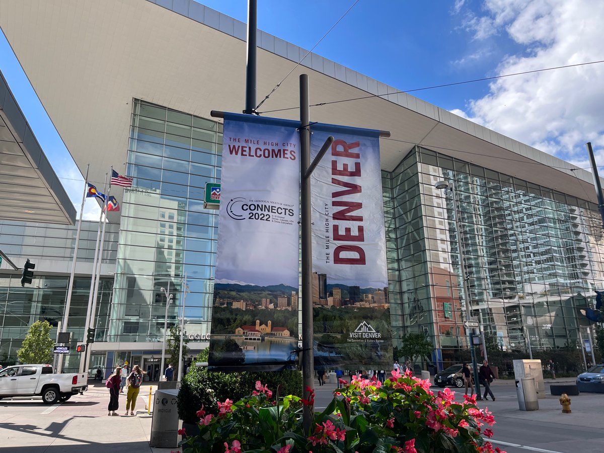 Excited to be at <a href="/geosociety/">geosociety</a> ’s #GSA22 in Denver, Colorado! I’ve been waiting for this for ages! I can’t wait to present my Bachelor’s thesis tomorrow!