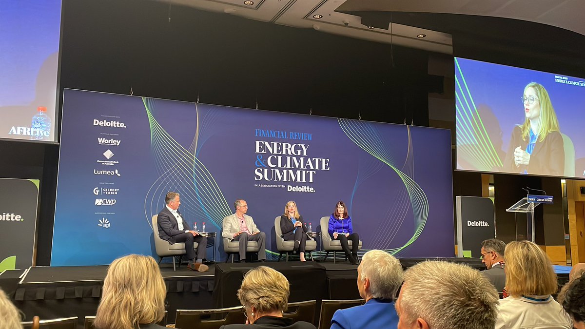 “Gas will become the asbestos of the 21st century.” <a href="/McKenzieAmanda/">Amanda McKenzie</a> 
A poignant statement to underpin the urgency of a shift away from fossil fuels to ensure real emissions reductions on Day 2 of the <a href="/FinancialReview/">Financial Review</a>’s Energy and Climate Summit.