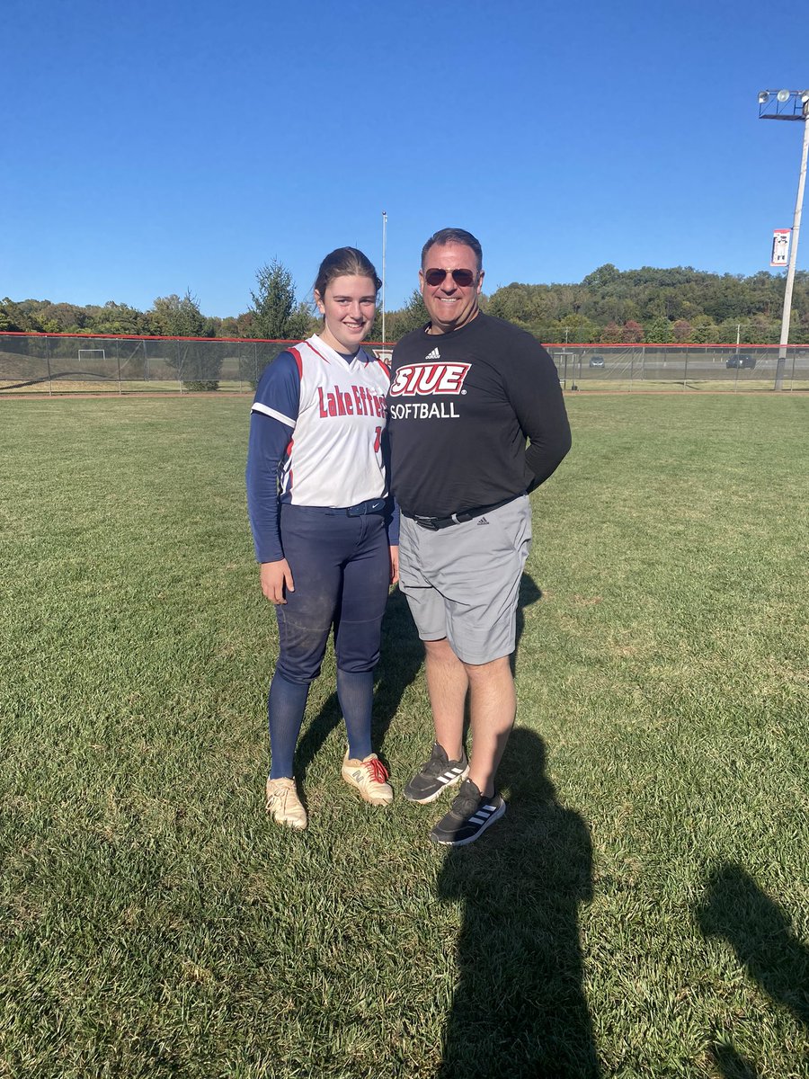 delaney_granger's tweet photo. Thank you Coach Sorden for an amazing camp this past weekend. I had a great time working with you and your players, and getting the opportunity to watch you Friday. @SIUESB @CoachSorden https://t.co/FUrUynYC5J