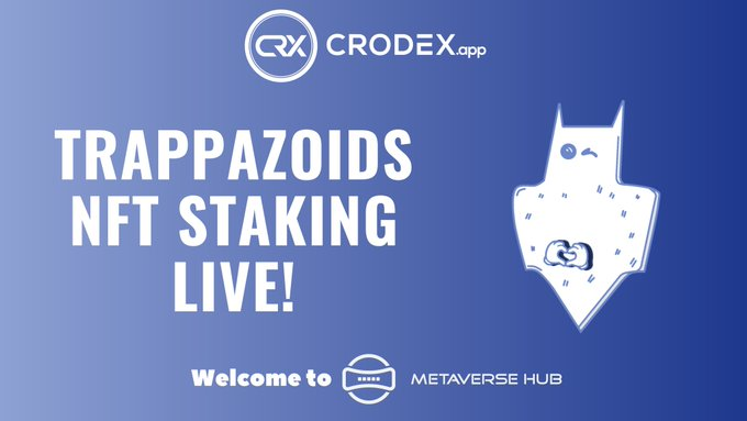 FLS_News_1's tweet photo. 🃏 @Crodexapp NFT Staking Pools With @Trappazoids
🃏 #Trappazoids is a PFP type of #NFT collection packed with utilities which has been randomly generated with 188 hand drawn traits.
⬇️INFO
https://t.co/Wc757pwQL5 https://t.co/WDaAo5euIF