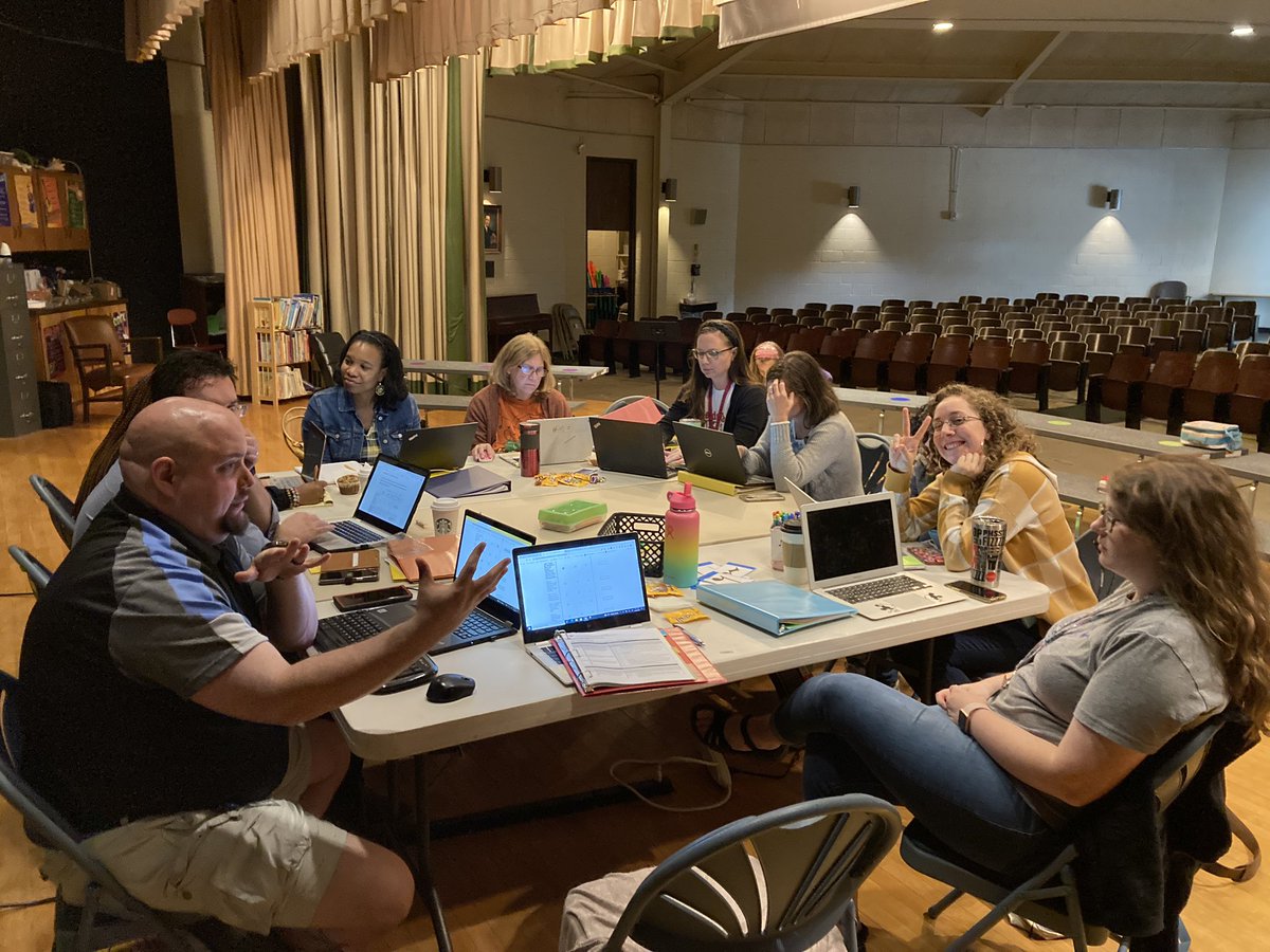 MusicAtFarmLife's tweet photo. MCS Elementary Music Collaborative learned about academic vocabulary and then dug into the music standards to provide feedback to DPI as our standards are under review and updating. Deep conversations to be more effective teachers! @bozasil https://t.co/KOs1jzSWY2