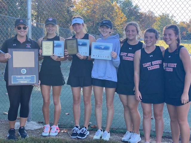 eshswomentennis's tweet photo. ๐พYOUR 2022 CONFERENCE CHAMPS๐พ
๐พSINGLES CONFERENCE CHAMP๐พ โ-> Sophie Hutchens!
๐พDOUBLES CONFERENCE CHAMPS๐พโ-> Tara Martin & Evelyn Ruedisueli!
Itโs a FANTASTIC day to be a Cardinal!! https://t.co/gU1zyP1yyJ