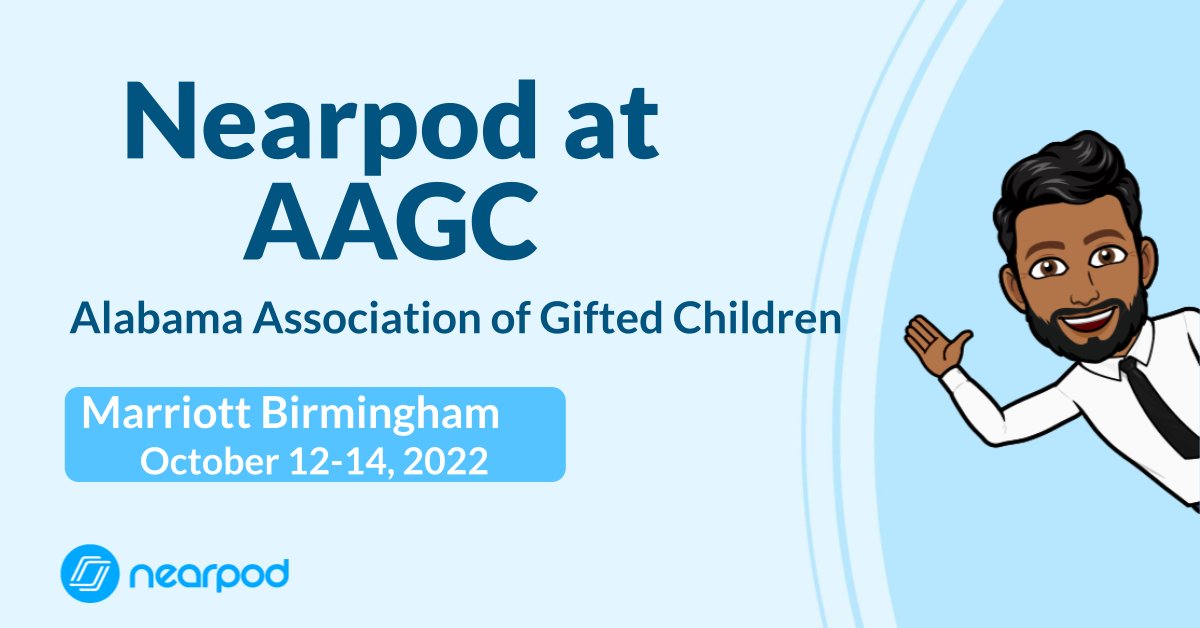Matthew Quintana (@quintana_matt) on Twitter photo Alabama Educators!! Let's connect. Come visit Nearpod and Flocabulary at AAGC October 12-14! #NEARPOD #edtechalabama #Flocabulary #alabamaeducators #educators #bamaeducators #edtechbama Alabama Educators!! Let's connect. Come visit Nearpod and Flocabulary at AAGC October 12-14! #NEARPOD #edtechalabama #Flocabulary #alabamaeducators #educators #bamaeducators #edtechbama