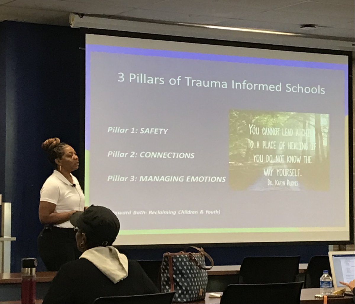 Dr. Ayize (@ayizes) on Twitter photo Trauma presentation 4 the #KCPS2022Con w/ <a href="/kcpublicschools/">KCPS</a> continues w/ <a href="/TravannaA/">Travanna Alexander-Toney</a> of <a href="/CoreChanging/">Core Changing Concepts</a> exploring the #Neuroscience of #TraumaInformedPractice, powerful! <a href="/DrSusanZoll/">Dr. Susan Zoll</a> <a href="/AMIUSA/">AMI/USA</a> <a href="/dijoni/">Don Salmon</a> <a href="/KcpsMontessori/">KCPS Montessori</a> <a href="/selmekki/">Sharif El-Mekki</a> <a href="/darylhowardphd/">Dr. Daryl C. Howard</a> @IndigenousChLdr @montwhitley Trauma presentation 4 the #KCPS2022Con w/ <a href="/kcpublicschools/">KCPS</a> continues w/ <a href="/TravannaA/">Travanna Alexander-Toney</a> of <a href="/CoreChanging/">Core Changing Concepts</a> exploring the #Neuroscience of #TraumaInformedPractice, powerful! <a href="/DrSusanZoll/">Dr. Susan Zoll</a> <a href="/AMIUSA/">AMI/USA</a> <a href="/dijoni/">Don Salmon</a> <a href="/KcpsMontessori/">KCPS Montessori</a> <a href="/selmekki/">Sharif El-Mekki</a> <a href="/darylhowardphd/">Dr. Daryl C. Howard</a> @IndigenousChLdr @montwhitley