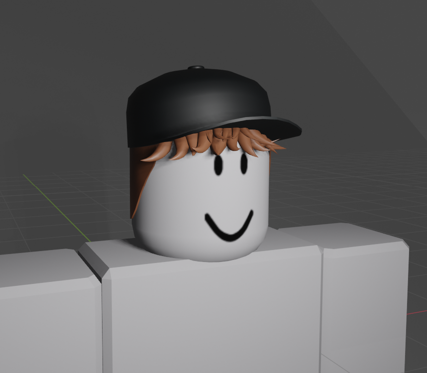 NamelessGameDev's tweet photo. Black Hat with Brown Curly Hair.

#UGC #3dmodeling #RobloxDevs https://t.co/qcDd4V7VE5