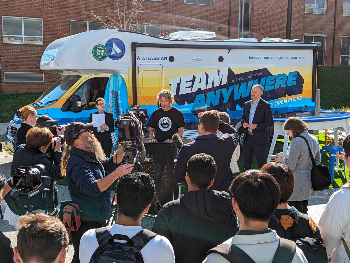 ACT, that's a wrap! The #AtlassiVan stopped off at @ourANU yesterday to hang out with our growing number of Canberran employees and meet many new ones. Thanks to all who came down! Make sure to catch us at our next locations: Victoria, SA, NSW, Qld - atlassivan.com