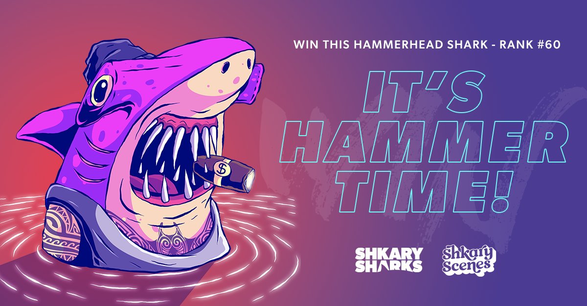 tinnyeth's tweet photo. BOUNTY EXTENDED 🦈🔫

We've extended the bounty until Friday 14th Oct! 

💰 Win 5 SOL
🪙 Win 4,500 $CHOMPS
🌴 Win 5 Shkary Scenes Airdrops

Buy sharks from the given list to take part. Join Discord for more information and the list of sharks included.

#SolNFTs #NFTGiveaways https://t.co/tqlDomx7D3