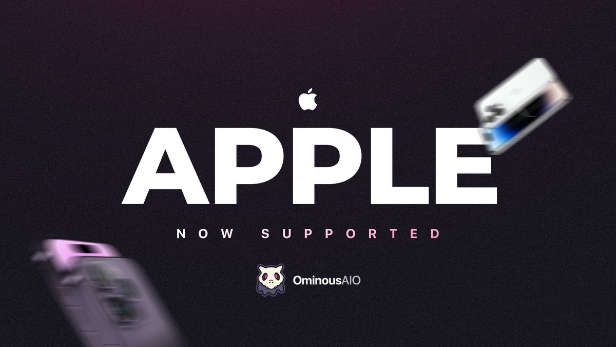 Want the new limited Apple releases? 🍎 Ominous members now have NO PROBLEM securing limited items and limited restocks on Apple 👻 Members have been shredding IPhone 14 Pro restocks ~ Want a chance to cook with us? Drop a like!