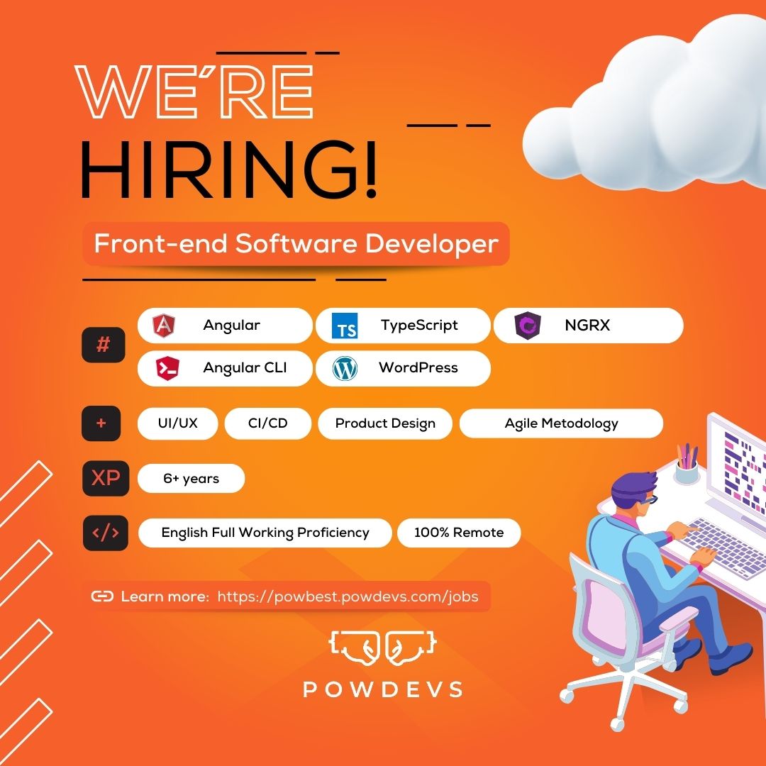 powdevs's tweet image. We&apos;re #HIRING ‼️ Join our world-class #LatinAmericanTalent team and get access to global rate wages 🤜🤛

Check which is best for you and let us know if you&apos;re interested! 😉

#developer #frontend #backend #engineer #coding #software #technology #remotejobs #PowDevs