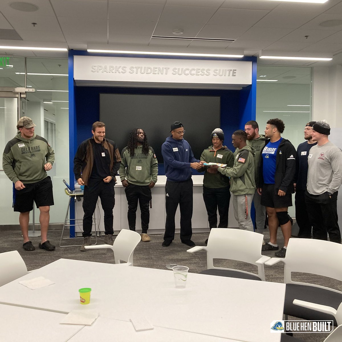 UDBlueHens's tweet photo. Developing student-athletes and coaches with 925 Leaders 👏 #BlueHenBuilt https://t.co/qCJl5psVcN