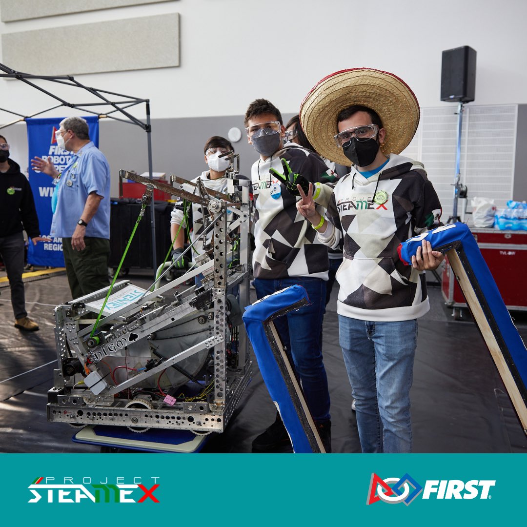 steamex_mx's tweet photo. We build robots, we build the youth, we build the future, united…it’s the #MexicanWay 🇲🇽💪 @SChecoPerez @mexicogp 🏎️ @FIRSTweets 🤖
#STEAMex #EquipoDeTodxs #OlaDelNorte #omgrobots #STEM #Mexico #FIRSTRoboticsCompetition #fyp #viral #parati @FLL_MX @FIRSTMexico @SoyRobotiX https://t.co/cpLDmAy01n