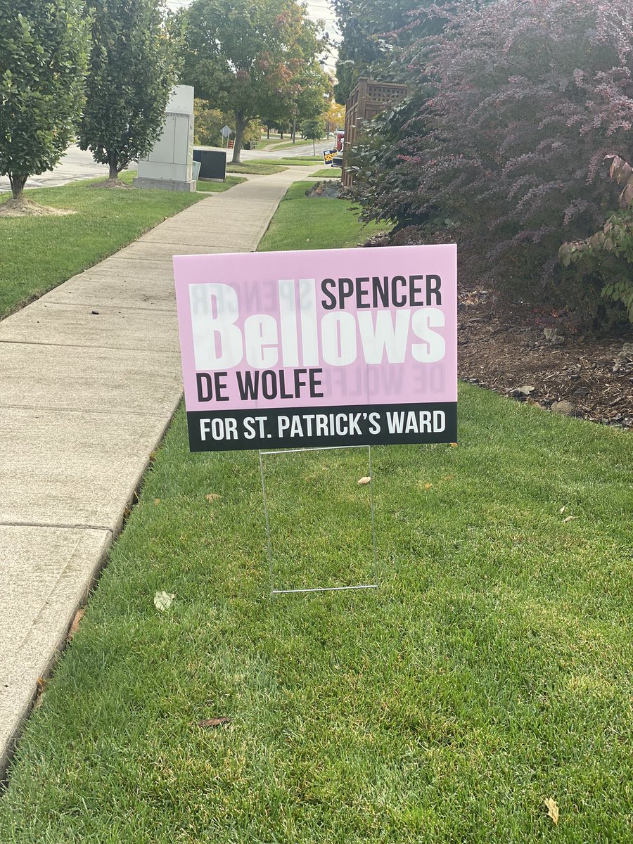 BellowsDewolfe's tweet photo. A few more popped up around the ward today https://t.co/wdyW0twKSO