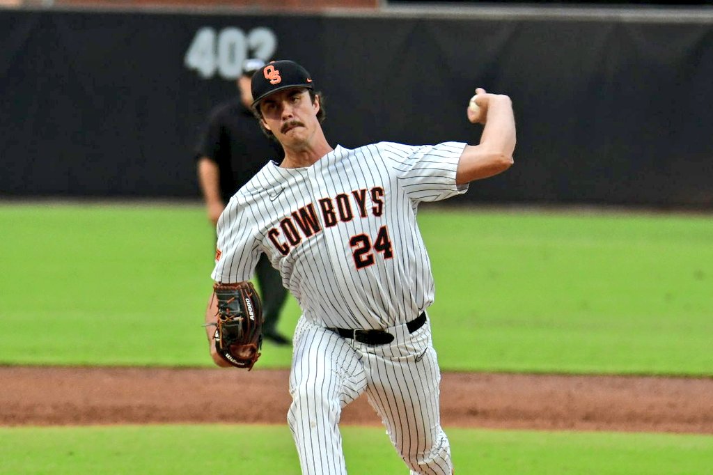 Aaron Fitt (@aaronfitt) on Twitter photo I'm buying stock in big lefty Ryan Ure as a sophomore year breakout candidate for <a href="/OSUBaseball/">OSU Cowboy Baseball</a>. He looked great in a 1-2-3 frame vs Rangers team tonight, fanning 2. Good deception and life at 90-94, filling up the zone. Mostly fastballs but saw a useful changeup too. I'm buying stock in big lefty Ryan Ure as a sophomore year breakout candidate for <a href="/OSUBaseball/">OSU Cowboy Baseball</a>. He looked great in a 1-2-3 frame vs Rangers team tonight, fanning 2. Good deception and life at 90-94, filling up the zone. Mostly fastballs but saw a useful changeup too.