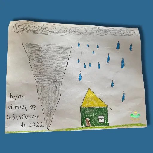 cactusgardenEth's tweet photo. Huracán Fiona a través de los ojos de los niños. Aquí el arte de Ryan (10 años) y Diego Emmanuel (7 años) 🙏🏼💖🇵🇷 excelente iniciativa!!! #helpprflm #flordeloto @helpprflm para mas información de cómo mintiar y contribuir a la causa 👇🏼 https://t.co/wyE4PLapXl