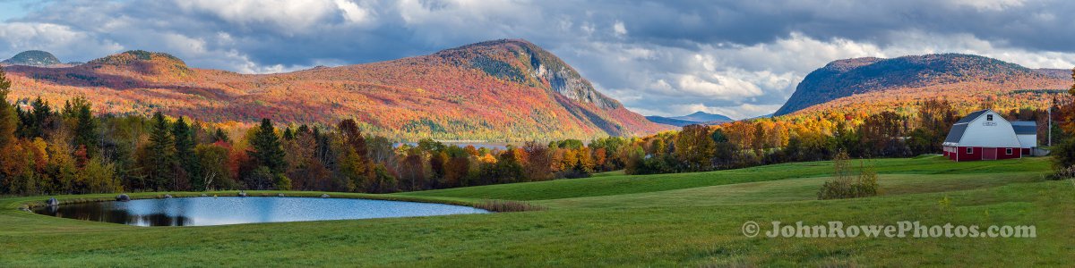 Still lots of very good color around Lake Willoughby in Westmore, VT this afternoon. #vermont #fallfoliage