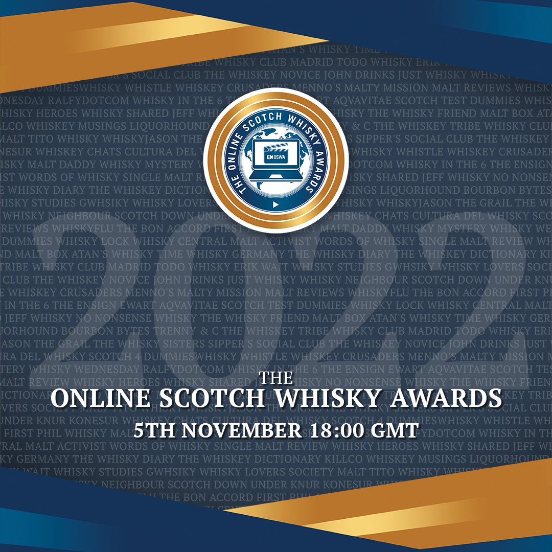 WhiskyLock's tweet image. Have your say on who is making the best Scotch Whisky in the Online Scotch Whisky Awards. Totally independent and voted for by Scotch drinkers. VOTING OPEN UNTIL MIDNIGHT OCTOBER 16TH oswa.co.uk/publicpoll2022 #OSWAs #bestinwhisky