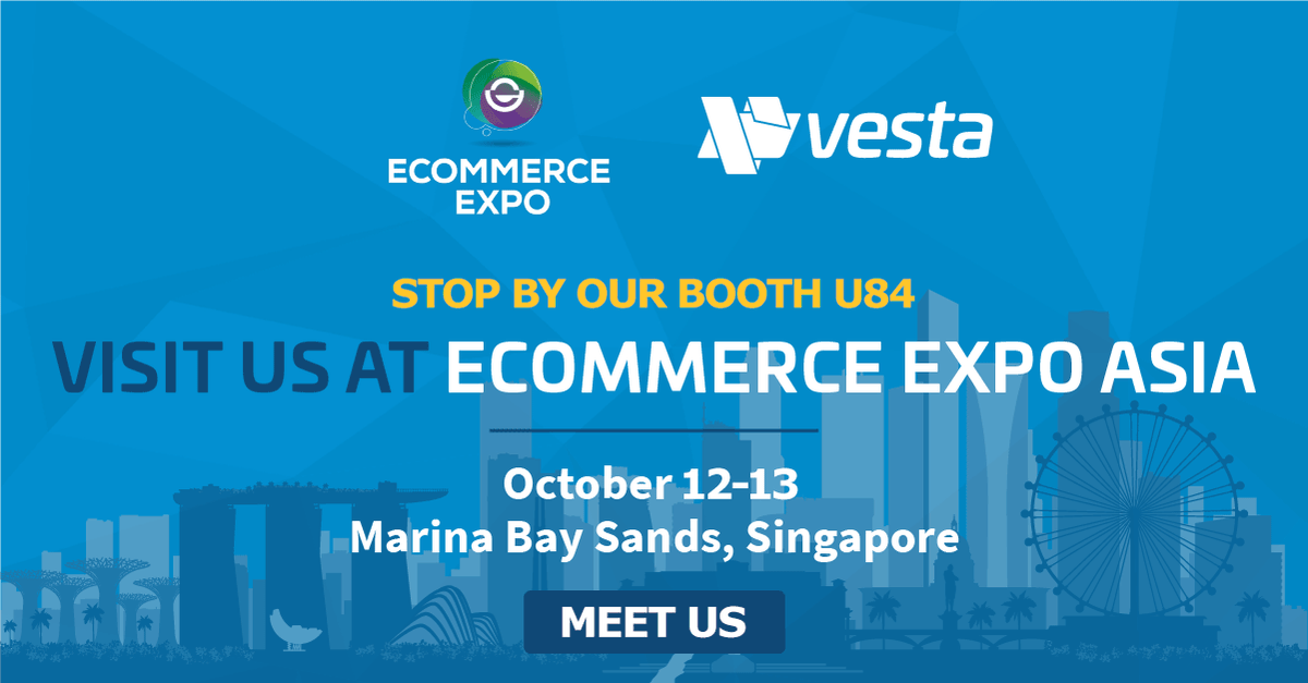 One day away from #eCommerceExpoAsia event.  Be sure to stop by our Booth U84 to meet with us. Learn about our fraud prevention solutions that help you grow your transaction approvals. Schedule a meeting now: bit.ly/3VcqpeH 

#ECESG  #vestaio #ecommerce #fraudprevention