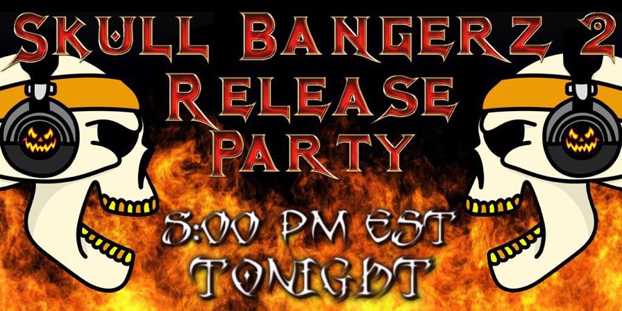 0xSocialClubNFT's tweet photo. SKULL BANGERZ II COLLAB SPACE NOW LIVE!!!!! 🚀
TONIGHT ABOUT TO BE A MOVIE! 🔥
@KrazyKimberlin BRINGING THAT HEAT 🔥🔥🔥💀💀💀
https://t.co/6sTeZYOwS4
#SkullBangerz #0xSocialClubNFT #GroovyLabs #CommunityFirst #IYKYK #NFTCommunity #NFTProject https://t.co/xth51lFF5v