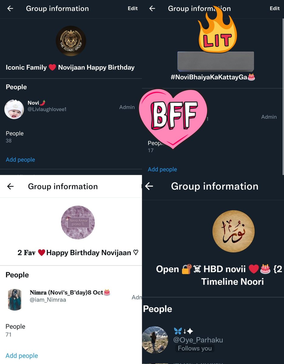 Livlaughlovee1's tweet photo. ππβ€οΈ uff Allah ππ not only tweets, love Allah for making my day too much special π i never know you guy's love me respect me this Much
#Novifav
#spaces β€οΈπ
#group names of tl πβ€οΈ
#chsAt group πβ€οΈ,
#iconic group too ππππππβ€οΈ https://t.co/kK6NLlQAHL