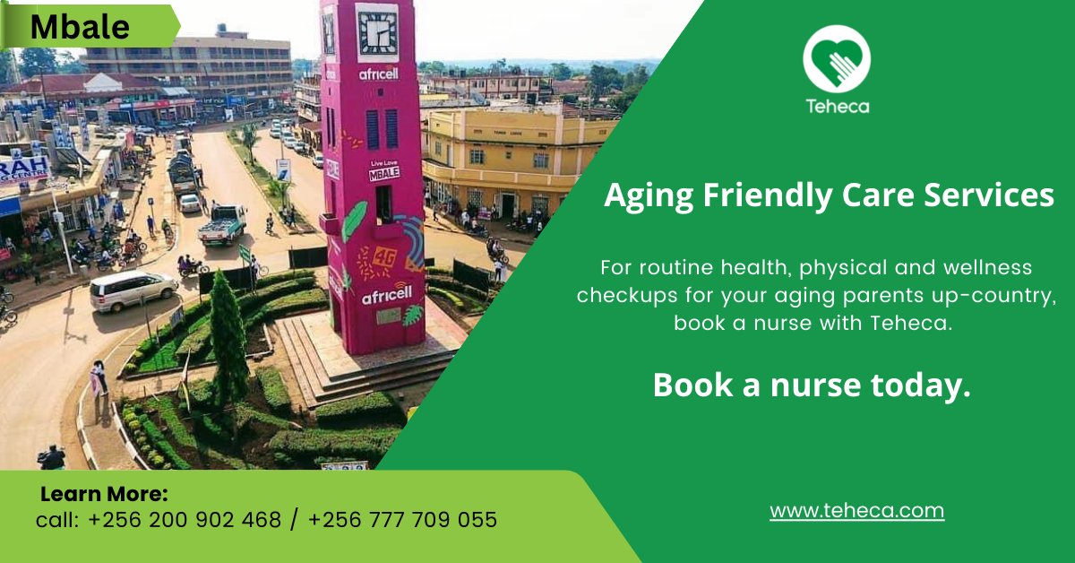 tehecaug's tweet photo. ✨#NEW SERVICE ALERT ✨
Starting today, #book a nurse for regular in-home health and wellness checkups for your aging parents. 

Reduce the challenges of providing consistent &amp; timely health interventions for your aging loved one. 

 🔗  https://t.co/QHg2a2mHvu 
📲  +256200902468 https://t.co/Xe80VFXET6
