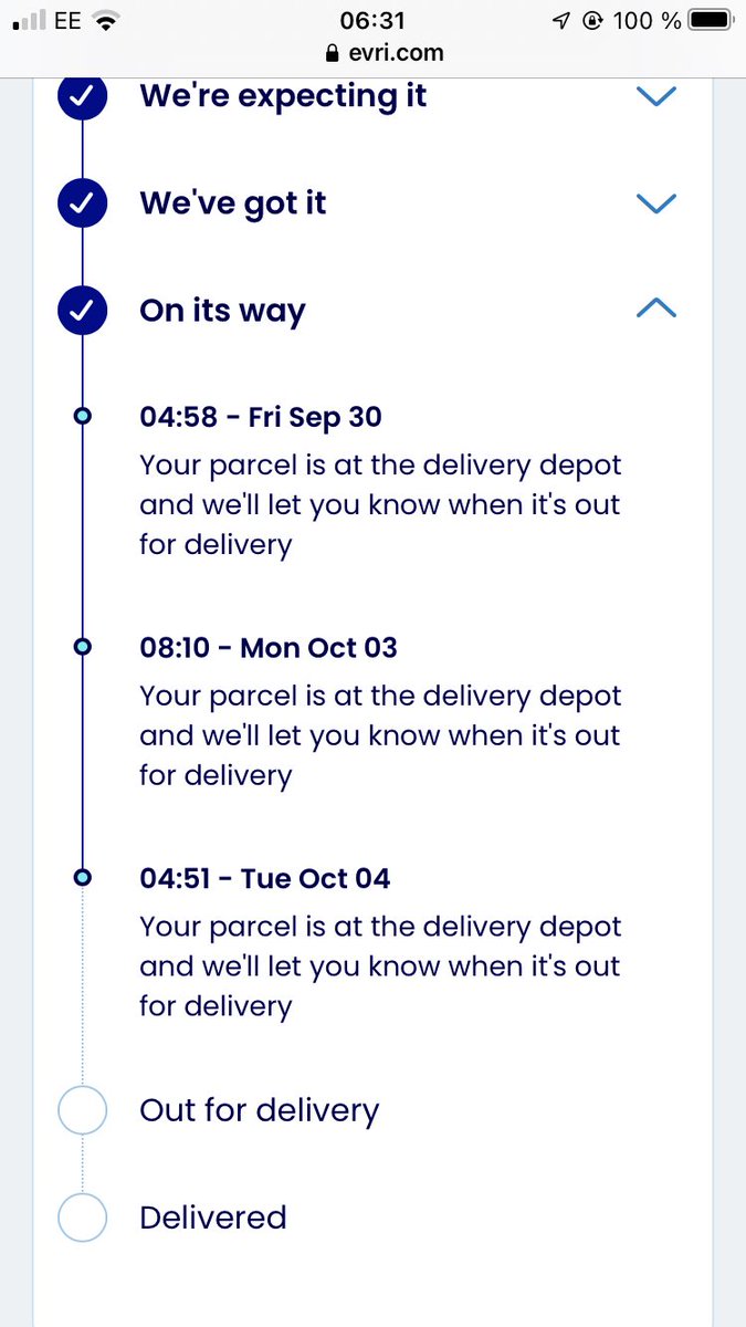 M88Wade's tweet photo. Seriously @evridelivery where is my parcel!! #CustomerService https://t.co/CgL1CQEjJU