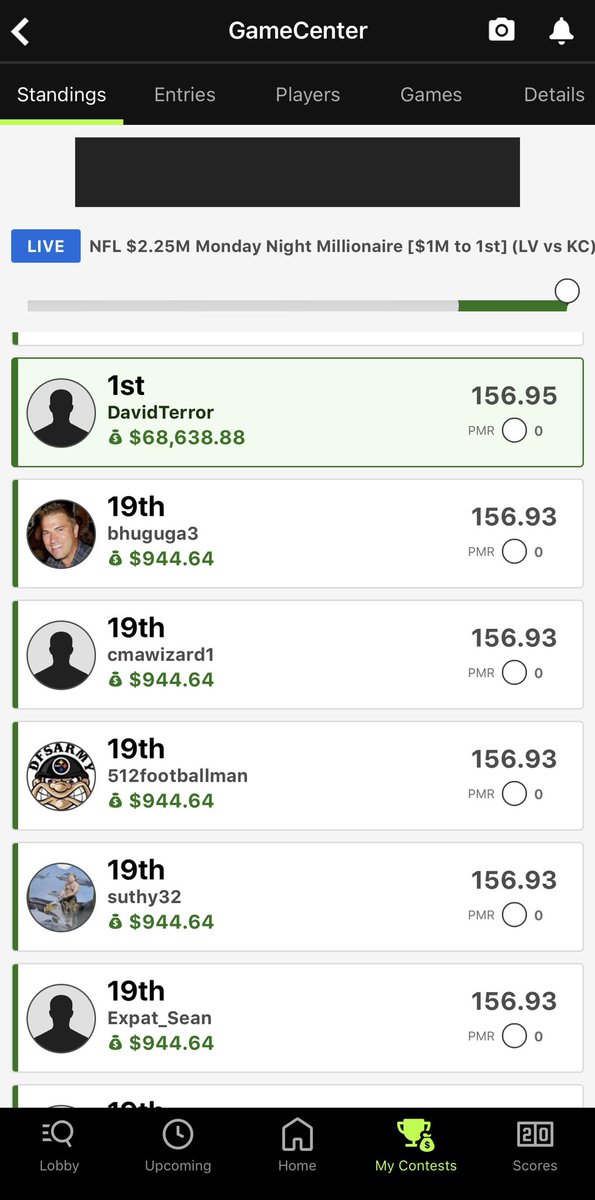 I’ve written a #1 song but this is the craziest thing that’s ever happened to me lol bless u <a href="/DraftKings/">DraftKings</a> <a href="/Chiefs/">Kansas City Chiefs</a> <a href="/Raiders/">Las Vegas Raiders</a> #DraftKingsMNF #DraftKings #FantasyFootball