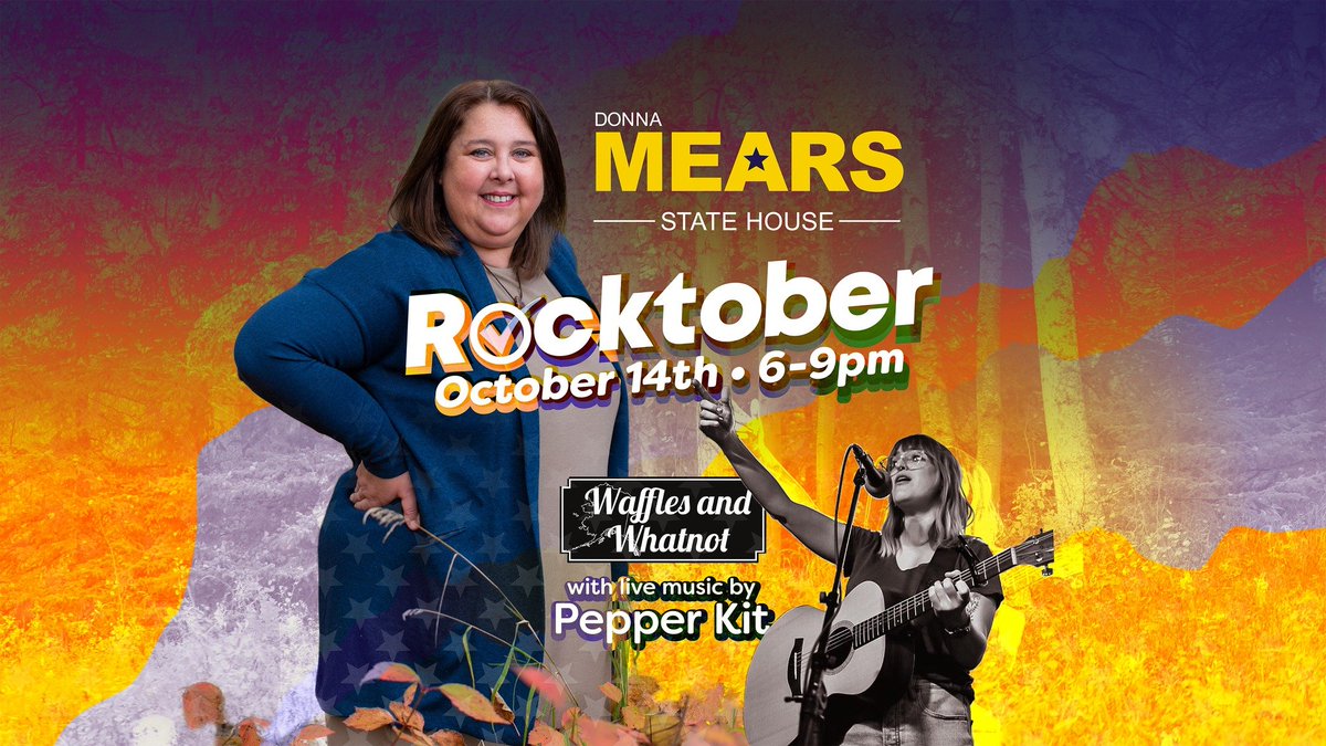 Supporter rally this Friday! Hang with neighbors, sign up to volunteer, eat some great food, and enjoy live music! Waffles &amp; Whatnot 6-9 pm. Family-friendly.