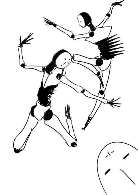 ちなみに今自分の理想通り?に描けてるのはこの子たちです(弐瓶先生に怒られろ) 