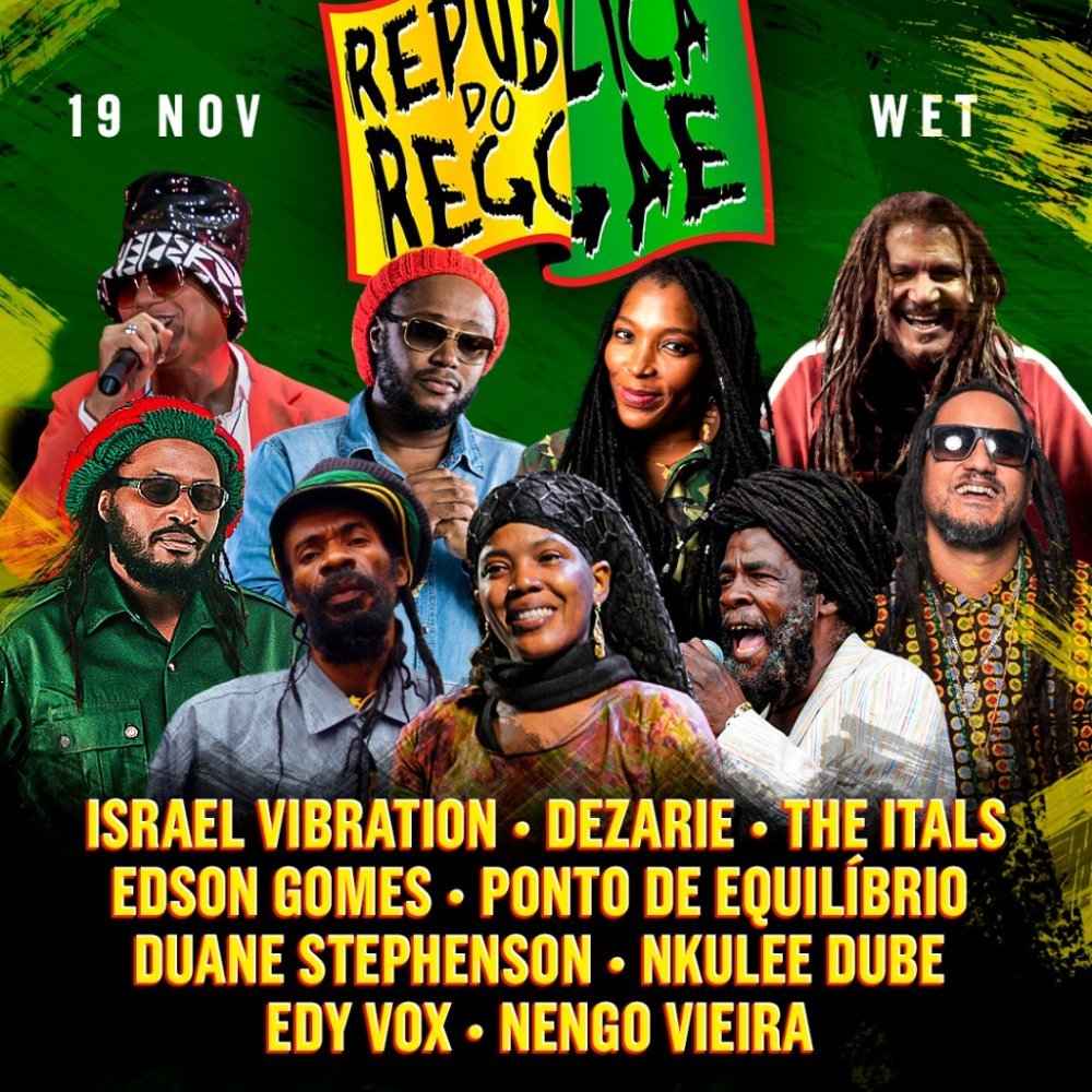 RenatoDosReisBr's tweet photo. #RepúblicaDoReggae2022
Atrações confirmadas: #NkuleeDube , #DuaneStephenson , #TheItals , #EdyVox , #PontoDeEquilíbrio , #Dezarie , #NengoVieira , #EdsonGomes , #IsraelVibration
Data: #19deNovembro de #2022
Local: #Wet #Salvador
#Regaae #BobMarley #LuckyDube
#NovembroNegro https://t.co/VEtKOaRhqd