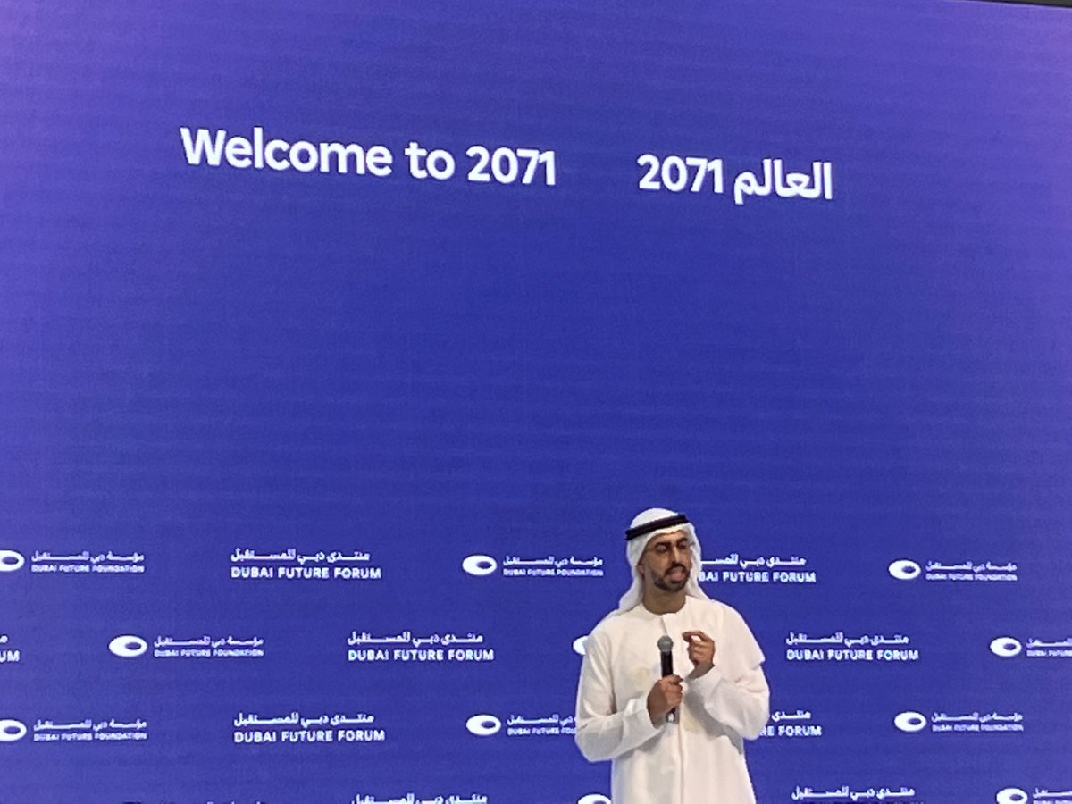 Melodena's tweet photo. Dubai was there 4000 years ago as a trading hub, our success comes from foresight. #Dubai has always pivoted from change. We #foresee … it is a necessity.. now it’s a pedagogy, a discipline. To shape the future rather than react. #dubaifutureforum #forsight https://t.co/8diDWgV5rT