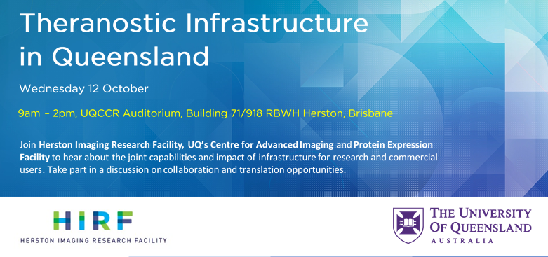 NIFAus's tweet photo. Tomorrow: @UQ_CAI, @HerstonImaging and @UqPef  are hosting a Theranostic Infrastructure showcase demonstrating the pipeline of capability from initial chemistry to first-in-human trials of theranostics. Register: https://t.co/Icw5hzFQaC https://t.co/AUnIauNaCS