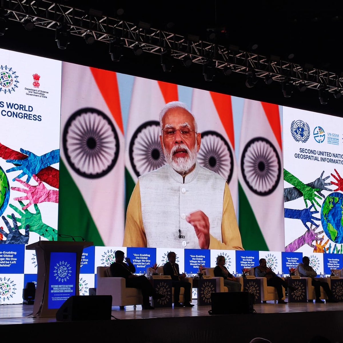 The possibilities that Geospatial technology offers are endless; there is so much that we can do for our planet through this technology," says <a href="/PMOIndia/">PMO India</a> <a href="/narendramodi/">Narendra Modi</a> <a href="/mygovindia/">MyGovIndia</a> <a href="/UNGGIM/">UN-GGIM</a> <a href="/unwgic/">UNWGIC</a> <a href="/UN_WGIC2022/">2nd UN World Geospatial Information Congress 2022</a> <a href="/iiit_hyderabad/">IIIT Hyderabad</a> <a href="/MinScTechGoI/">Science India</a> #geospatial