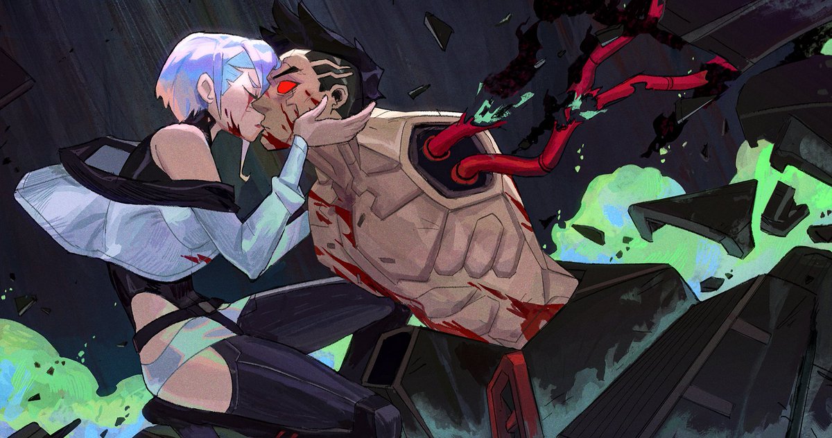 Happy ending? For folks like us? Wrong city. Wrong people.
#Edgerunners #CyberpunkEdgerunners #Cyberpunk2077 #LUCY