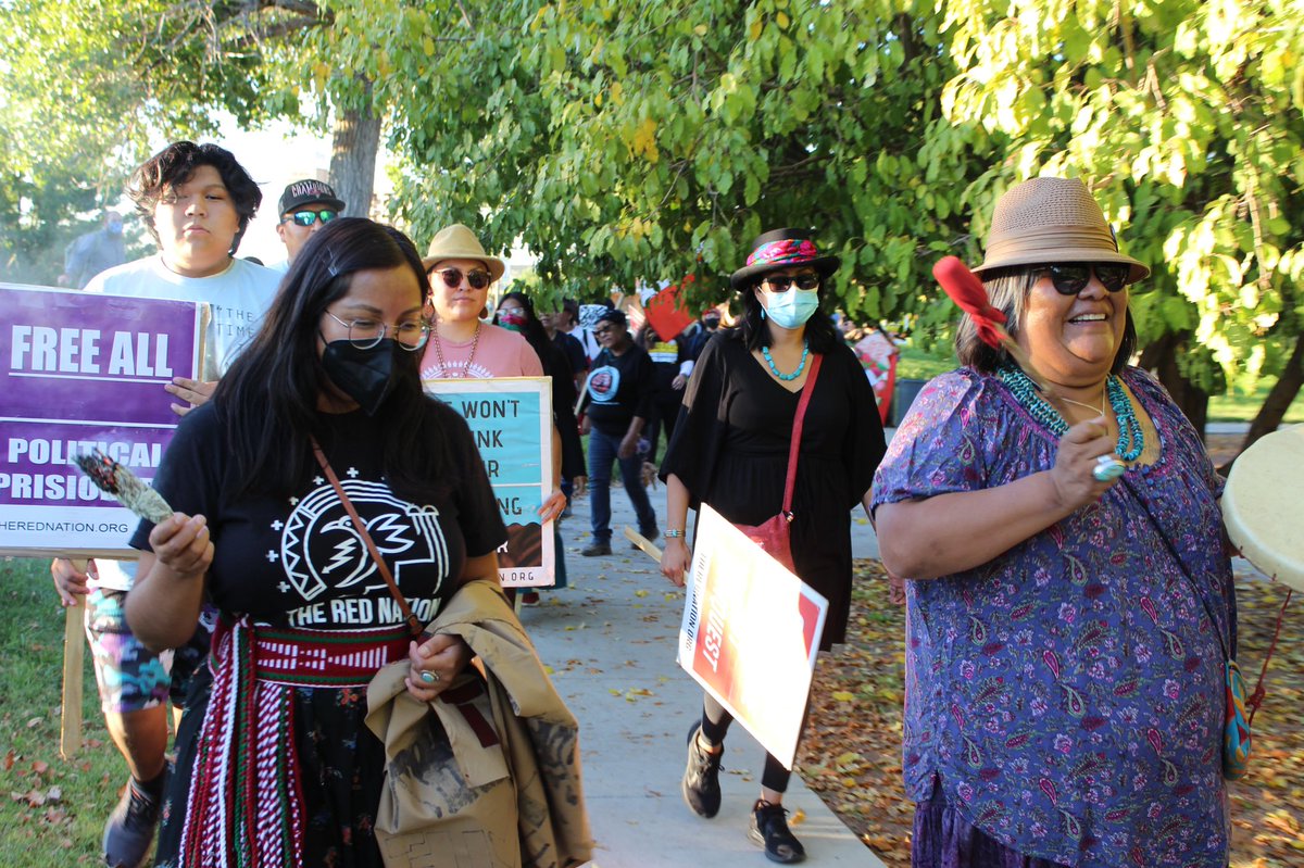 Redpipil's tweet photo. @The_Red_Nation #IndigenousPeoplesDay #FreeLeonardPeltier #TheRedDeal #DecolonizationorExtinction https://t.co/LSOfHpLIU0