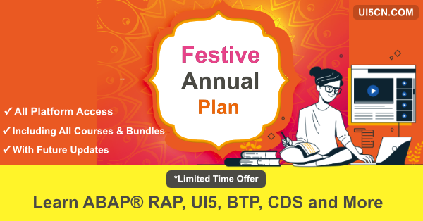 ui5cn's tweet photo. Festive season sales are live with Big discounts on UI5CN Courses and Bundles. 
For More Details: https://t.co/xeVYlxox1x https://t.co/2NdQAvIbFW