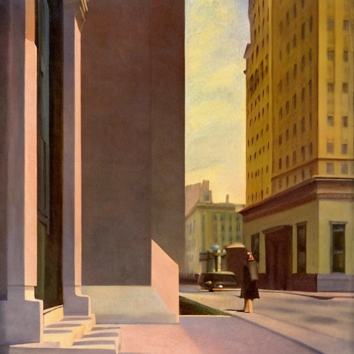 williamsmetart's tweet photo. my set in #stablediffusionart #AIart inspired by #edwardhopper and #Johnregister (1 of 6) #art https://t.co/1q7IX4hYZS
