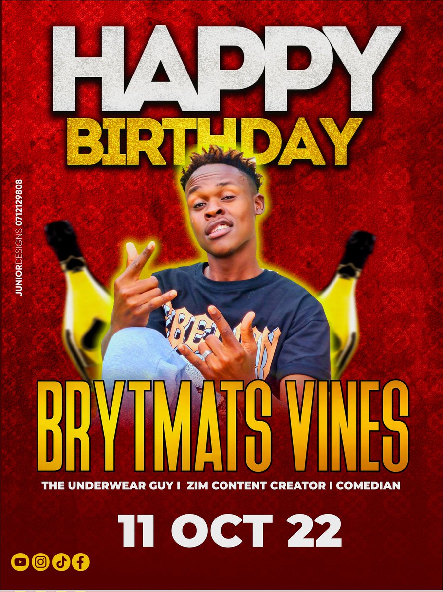 Mkomana wema comedy akabata nduwe is celebrating <a href="/22/">Twenty Two</a> today WISH ME A HAPPY BIRTHDAY 🎉🎂🎉