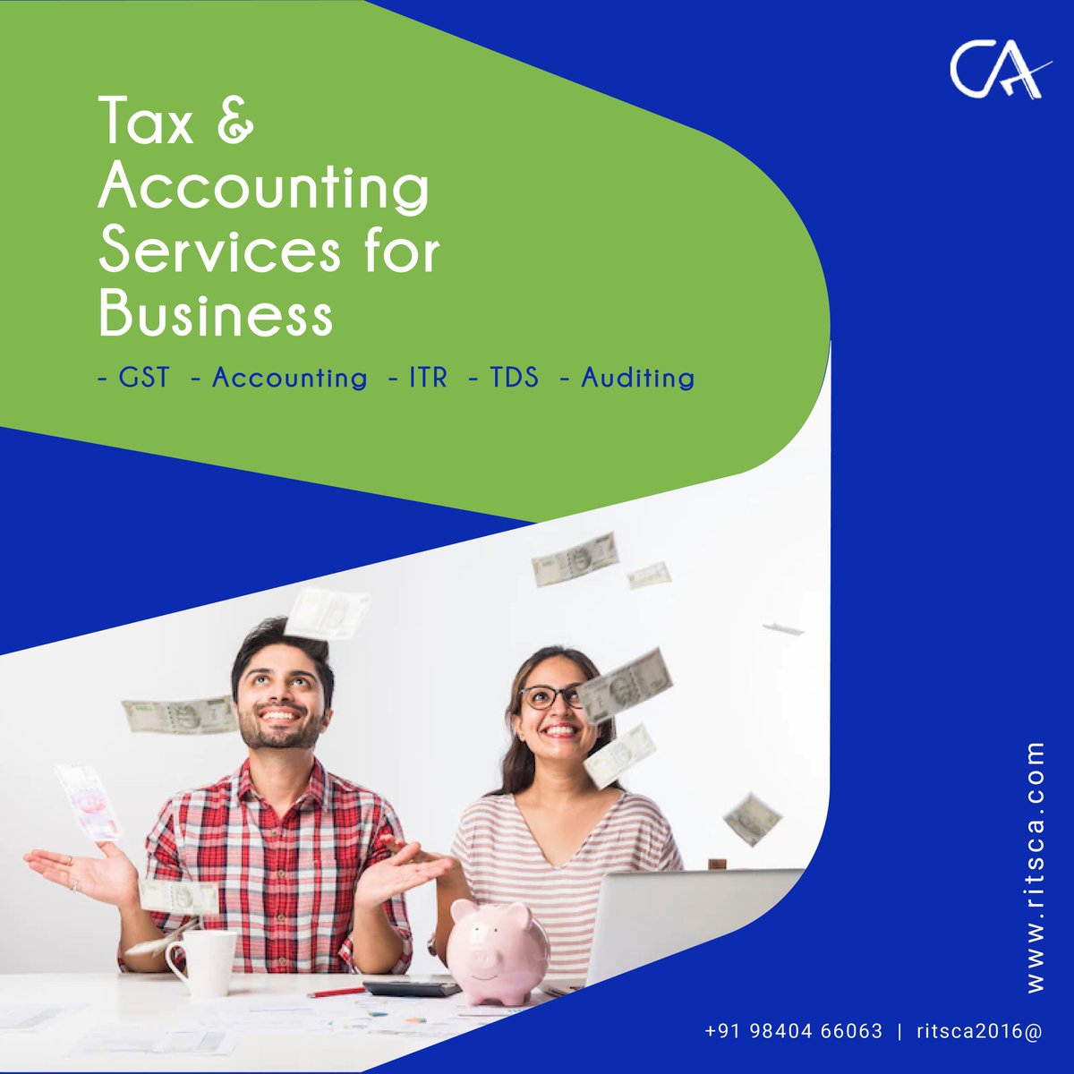 rits_associates's tweet photo. We are happy to announce our New Legal services for #Tax &amp; #AccountingServices. 
Now you can Call : +91 98404 66063
#ritsca #tax #taxservices #Taxes #accounting #accountingservices #accountingfirm #finance #auditing #AuditingServices #auditfirm #ITR #ITRfiling #GST #gstupdates https://t.co/1cwVW8EBpJ