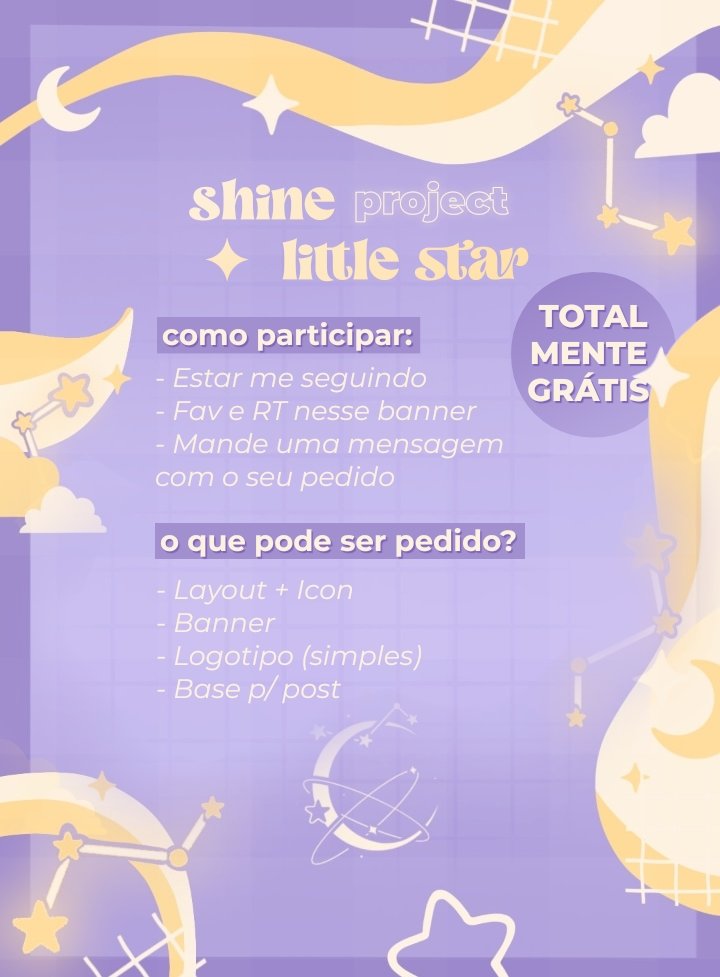 MoonCompanny's tweet image. ✦ Shine little star project!
Projeto totalmente grátis.

Siga as regras caso queira participar. ♡
-
Obrigada por ler até aqui! ✨

Moon Companny ©