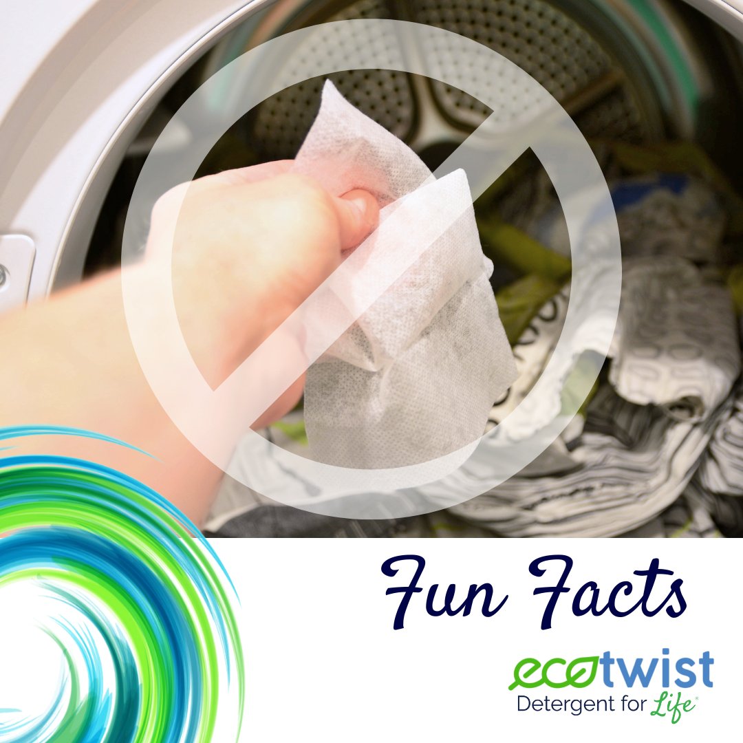 ecotwistclean's tweet photo. #FunFact If you choose EcoTwist Clean, you won’t have to waste time and money using fabric softeners or dryer sheets, because EcoTwist leaves your clothes naturally soft and static-free. 

#EcoTwistClean #ecotwist #detergent #laundry https://t.co/JXR2DtG0VQ