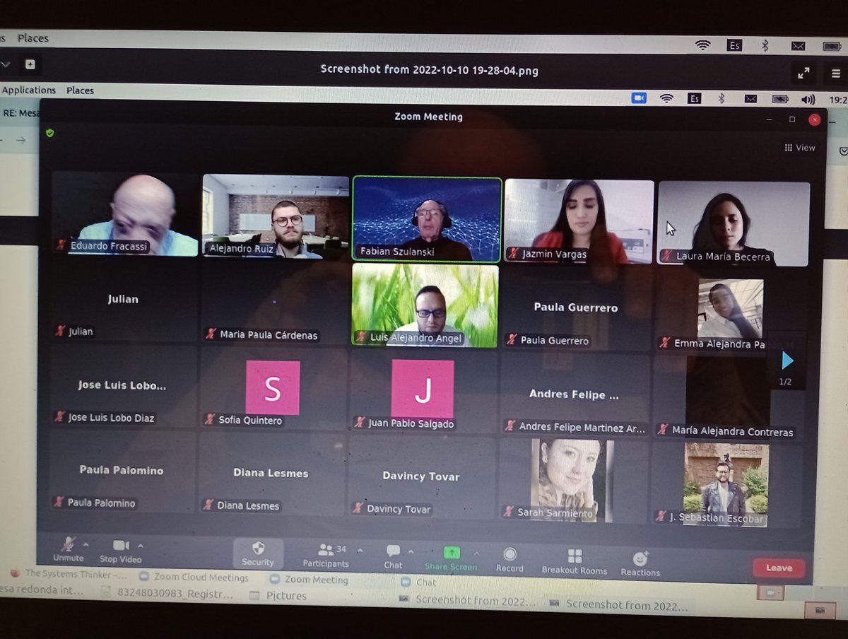 edu_fracassi's tweet photo. Today I participated in a panel organized by Alejandro Ruiz Nariño from @USergioArboleda on #complexity & #systemsthinking I presented the #valuenetworks approach & the #ENROADS climate action simulator created by @MITSloanSusty & @climateinteract to 30 people.
@ITBA https://t.co/jzT3QDnYL2